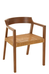 Stuhl Emma Teakholz Braun