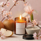 Tokyo Spring Duftkerze 200g – Kirschblüte & Reismilch, Sojawachs, 45h