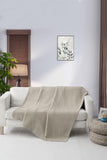 Kuscheldecke Premium Pure Cotton in Sepia 150x200cm