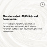 Aura Duftkerze 200g – Orange & Zedernholz, Sojawachs, 45h