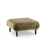 Bean Pouf grüner Velours - modulares Sofa