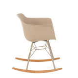 Schaukelstuhl Willy Beige