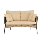 Lounge chair "Rope Beige" double