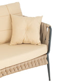 Lounge chair "Rope Beige" double