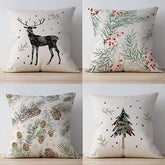 BOHORIA® 4er Set Kissenbezug (Christmas)