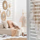 Sofa Lounge Puffleinen Beige