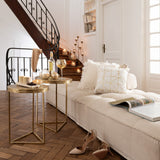 Sofa Lounge Puffleinen Beige