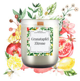Aromatherapie Duftkerze 200g – 5 Duftvarianten, Naturwachs, 40h