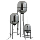 lampe-auf-fuß-glas-metall-silber-schwarz3