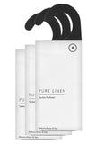 BOHORIA® Duftsachet Duftsäckchen Raumduft Frische Wäsche I Perfekt für den Kleiderschrank, Auto, Schubladen, Schränke Beseitigung von Gerüchen, Raumduft (Pure Linen, 3er Pack)