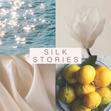 Silk Stories Duftkerze 200g – White Magnolia & Citrus, Sojawachs, 50h