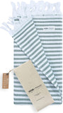 CAPTAIN and Mermaid Badetuch Frottee Strandtuch (Emerald)