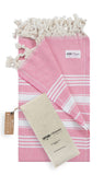 Captain&Mermaid® Strandtuch Basic 170x100cm (Rosa)