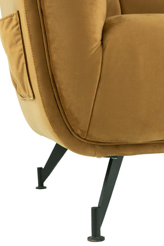 Sofa Lounge 1-Person Ocker