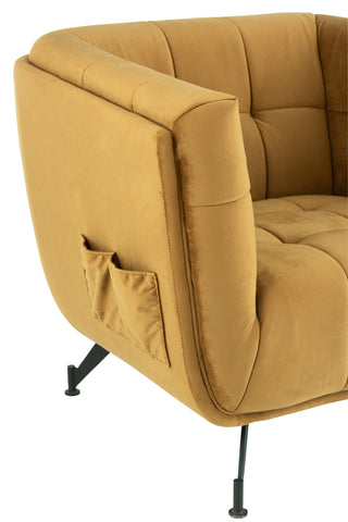 Sofa Lounge 1-Person Ocker