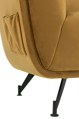 Sofa Lounge 3-Personen Ocker