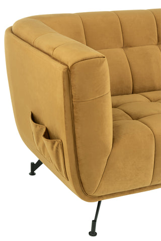 Sofa Lounge 3-Personen Ocker