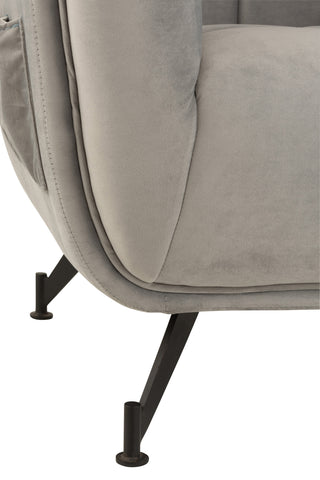 Sofa Lounge 1-Person Hell Grau