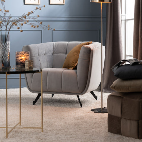 Sofa Lounge 1-Person Hell Grau