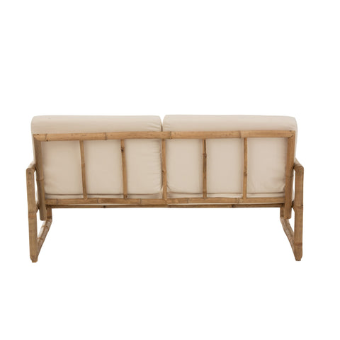 Sofa Lounge "Bambus White"