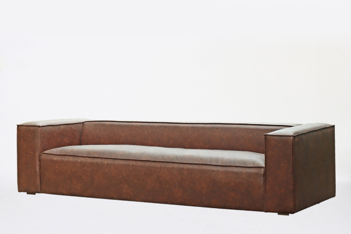 Sessel 4 Sitz Modern Dunkelbraun