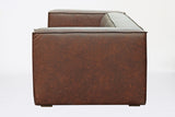 Sessel 4 Sitz Modern Dunkelbraun