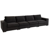 Sessel 2 Sitze Samt Schwarz
