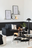 Sessel 2 Sitze Samt Schwarz