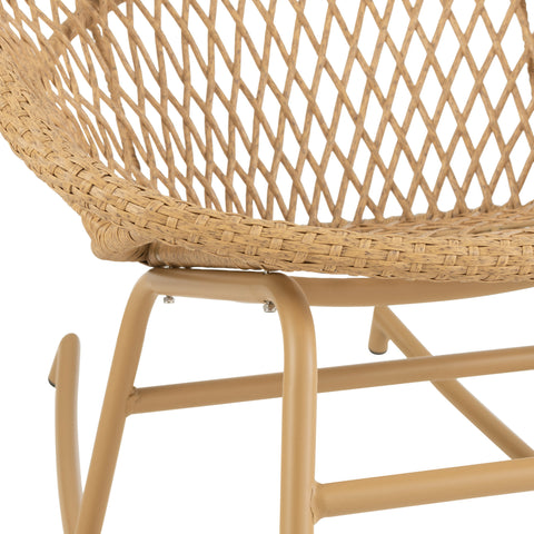 Schaukelstuhl "Zayo Beige"