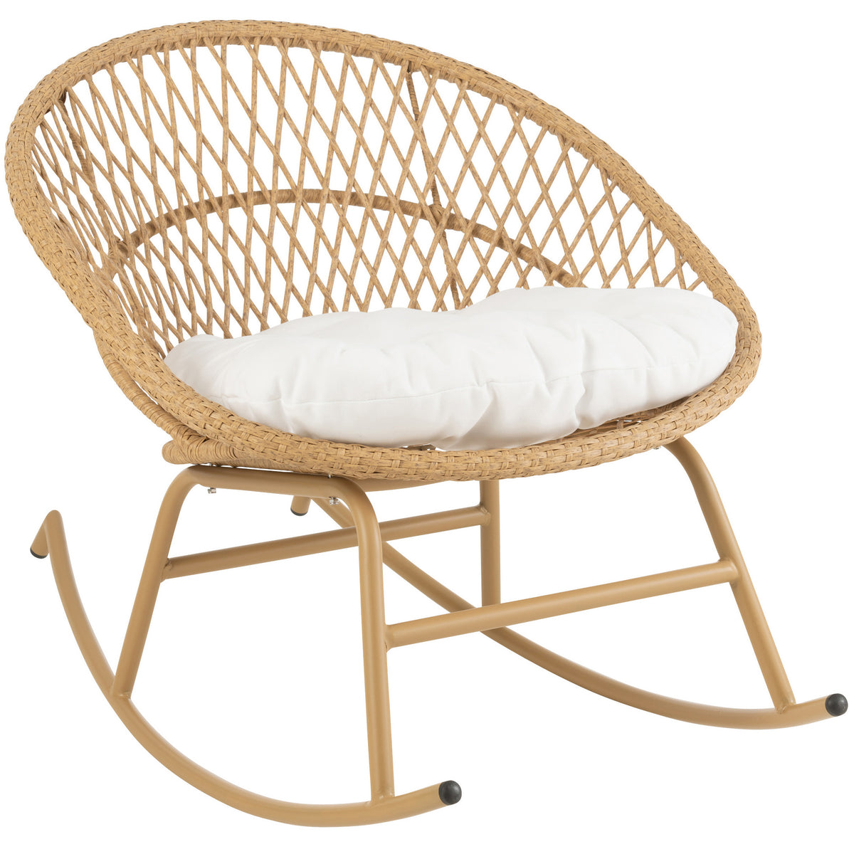 Schaukelstuhl "Zayo Beige"