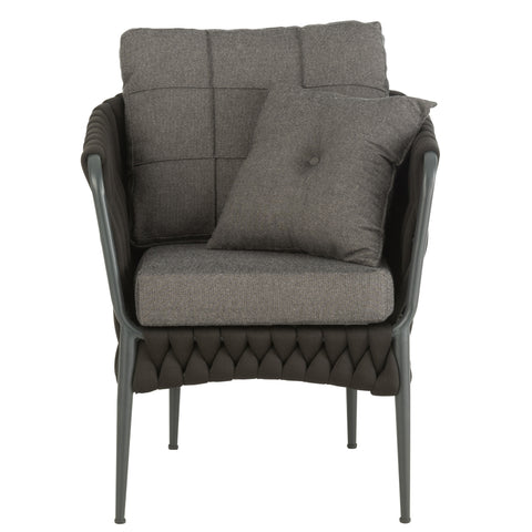 Loungesessel "Rope Black"