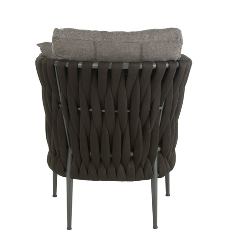 Loungesessel "Rope Black"