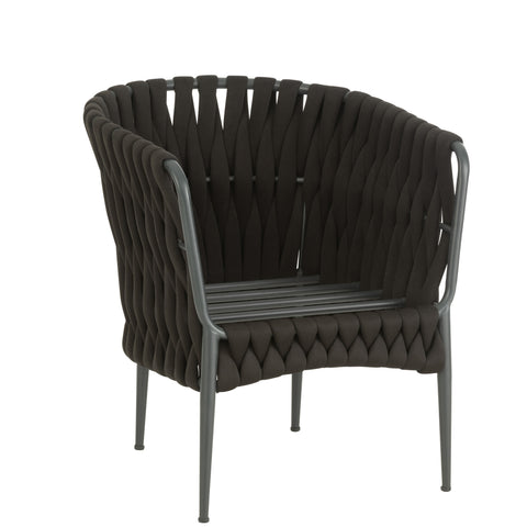 Loungesessel "Rope Black"
