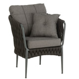 Loungesessel "Rope Black"