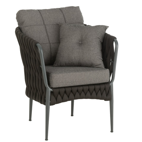 Loungesessel "Rope Black"