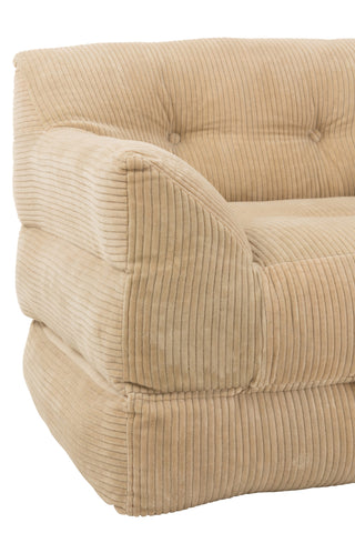 Sessel "Velours" Beige