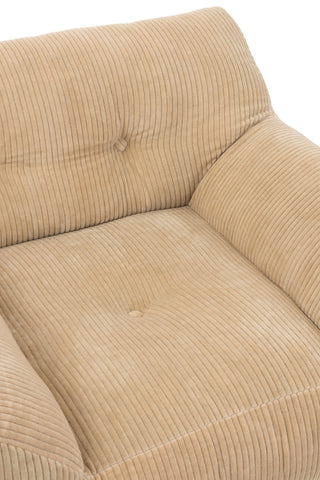 Sessel "Velours" Beige