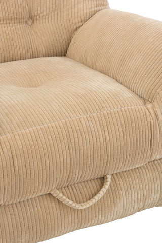 Sessel "Velours" Beige