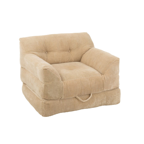 Sessel "Velours" Beige