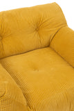 Sessel "Velours" Ocker