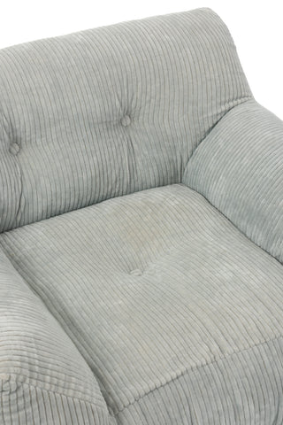 Sessel "Velours" Blau