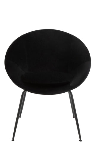 Runder Stuhl Schwarz