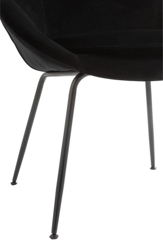 Runder Stuhl Schwarz