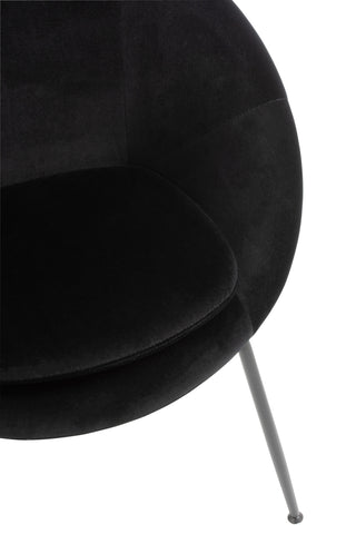 Runder Stuhl Schwarz