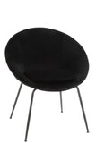 Runder Stuhl Schwarz