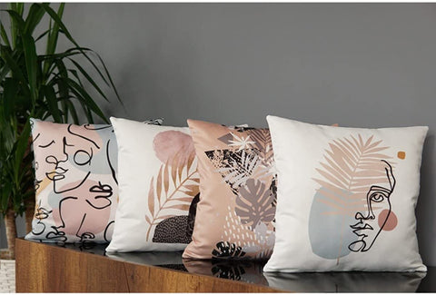 BOHORIA® 4er Set Kissenbezug (Abstract Art)