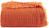 BOHORIA® Tagesdecke Musselin Pure "Orange"