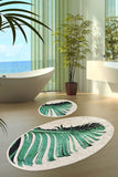 BOHORIA® Premium Badematte "Tropical Palm" 2-teilig