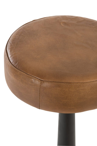 Hocker Leder Metall