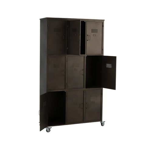 Schließfachschrank auf Räder